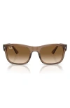 Ray Ban 56mm Gradient Square Sunglasses