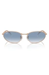 Ray Ban 56mm Irregular In Blue Gradient