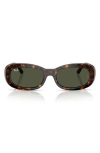 Ray Ban Ray-ban 56mm Oval Sunglasses In Brown