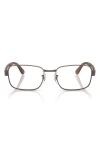 Ray Ban Ray-ban 56mm Pillow Optical Glasses In Brown