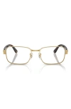 Ray Ban Ray-ban 56mm Pillow Optical Glasses In Gold Flash