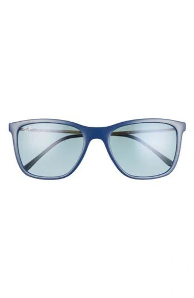 Ray Ban Ray-ban 56mm Pillow Sunglasses In Blue