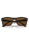 Ray Ban Ray-ban 56mm Polarized Square Sunglasses