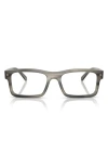 Ray Ban Ray-ban 56mm Rectangle Optical Glasses In Havana Gradient