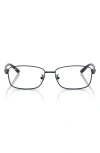 Ray Ban Ray-ban 56mm Rectangular Pillow Optical Glasses In Matte Blue