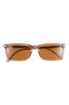 Ray Ban 56mm Rectangular Sunglasses