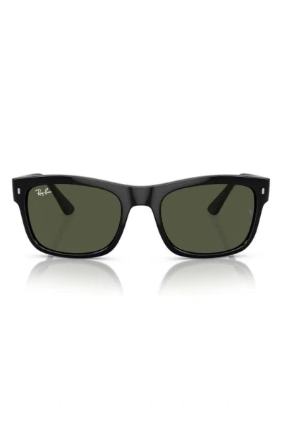 Ray Ban Ray-ban Square Sunglasses, 56mm In Black