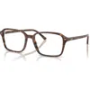 Ray Ban Ray-ban 56mm Square Optical Glasses In Fantasy Brown