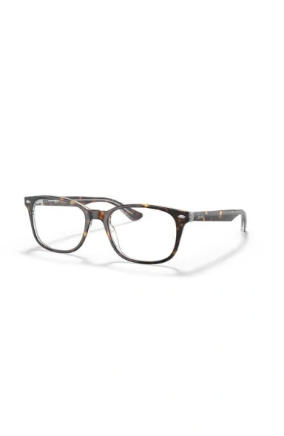 Ray Ban Ray-ban 56mm Square Optical Glasses In Multi