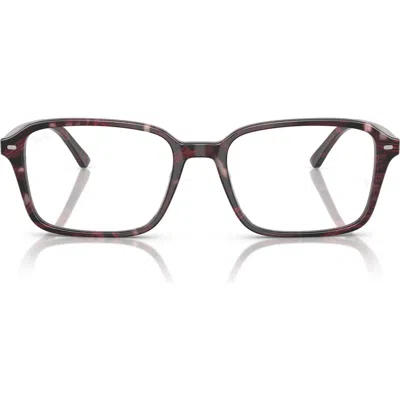 Ray Ban Ray-ban 56mm Square Optical Glasses In Violet
