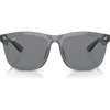 Ray Ban Ray-ban 56mm Square Sunglasses In Black
