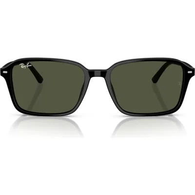 Ray Ban Ray-ban 56mm Square Sunglasses In Black