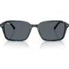 Ray Ban Ray-ban 56mm Square Sunglasses In Blue
