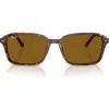 Ray Ban Ray-ban 56mm Square Sunglasses In Brown