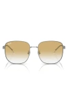 Ray Ban Ray-ban 57mm Gradient Irregular Sunglasses In Gold