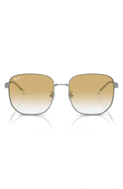 RAY BAN RAY-BAN 57MM GRADIENT IRREGULAR SUNGLASSES