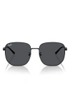 Ray Ban Ray-ban 57mm Irregular Sunglasses In Gray