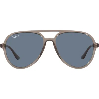 Ray Ban Ray-ban 57mm Polarized Aviator Sunglasses In Multi