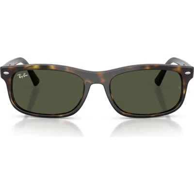 RAY BAN RAY-BAN 57MM RECTANGULAR SUNGLASSES