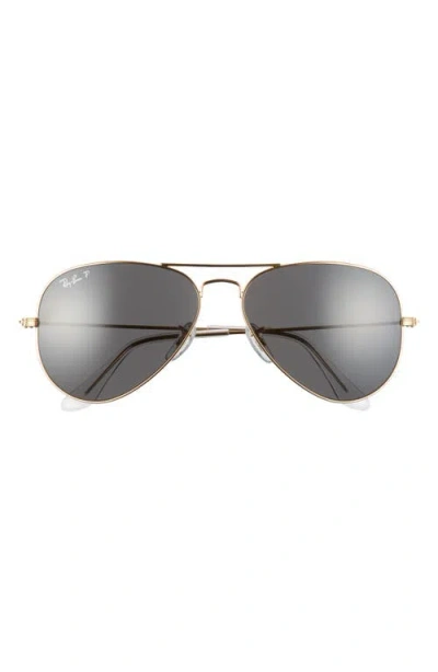 Ray Ban Ray-ban 58mm Evolve Photochromic Aviator Sunglasses In Gold