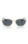 Ray Ban Ray-ban 58mm Irregular Oval Sunglasses In Green
