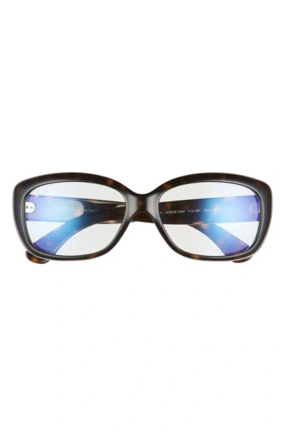 Ray Ban 58mm Optical Blue Light Everglasses In Brown