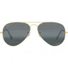 Ray Ban Ray-ban 58mm Polarized Pilot Sunglasses In Gold