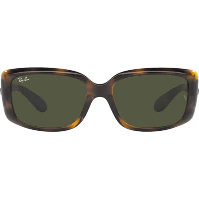 Ray Ban Ray-ban 58mm Rectangle Sunglasses In Havana