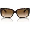 Ray Ban 58mm Rectangular Sunglasses