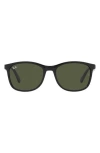 Ray Ban 56mm Square Sunglasses In Black