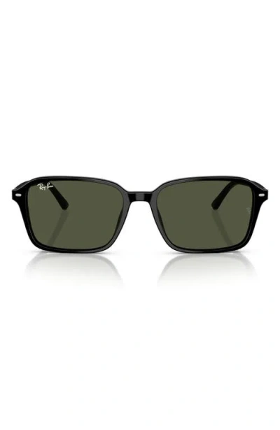 Ray Ban Ray-ban 58mm Square Sunglasses In Black