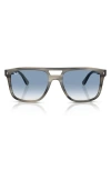 Ray Ban Navigator-frame Sunglasses In Clear
