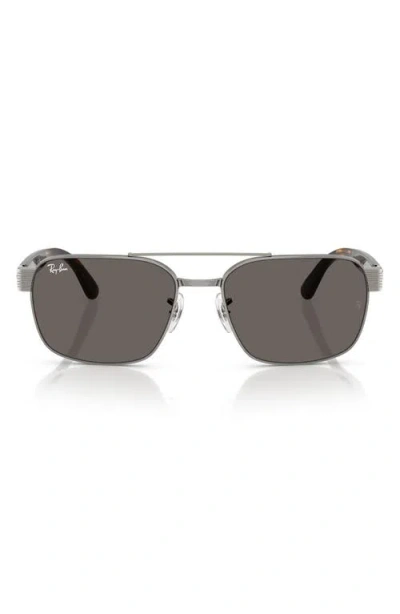 RAY BAN RAY-BAN 58MM SQUARE SUNGLASSES