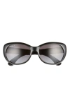 Ray Ban Ray-ban 59mm Polarized Sunglasses In Black