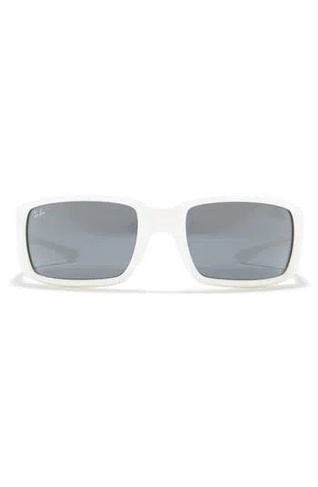 ??Ray-Ban White 59mm Wrap Sunglasses Ray-Ban 59mm Wrap Sunglasses | Nordstromrack main image 3