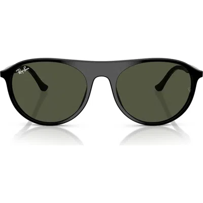 Ray Ban Ray-ban 59mm Square Sunglasses In Black
