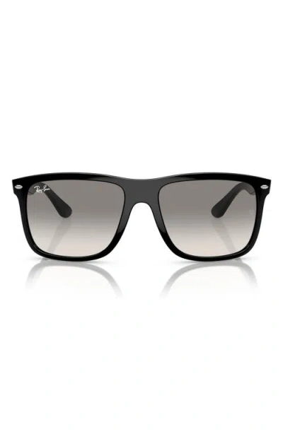 Ray Ban Ray-ban 60mm Gradient Square Sunglasses In Black