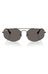 Ray Ban Ray-ban 60mm Irregular Sunglasses In Black