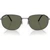 Ray Ban Ray-ban 60mm Pillow Polarized Sunglasses In Gunmetal