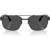 Ray Ban Ray-ban 61mm Chromance Polarized Square Sunglasses In Black