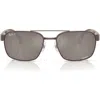 Ray Ban Ray-ban 61mm Chromance Polarized Square Sunglasses In Copper