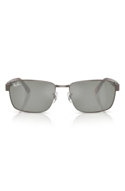 RAY BAN RAY-BAN 62MM SQUARE SUNGLASSES