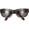 Ray Ban Ray-ban 63mm Polarized Pillow Sunglasses In Havana