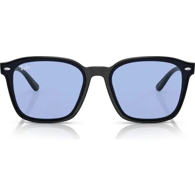 Ray Ban Ray-ban 66mm Square Sunglasses In Black