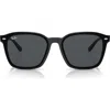 Ray Ban Ray-ban 66mm Polarized Oversize Square Sunglasses In Neutral