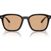 Ray Ban Ray-ban 66mm Square Sunglasses In Black