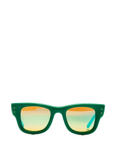 Ray Ban A$ap Rocky Wayfarer Puffer Sunglasses In Green