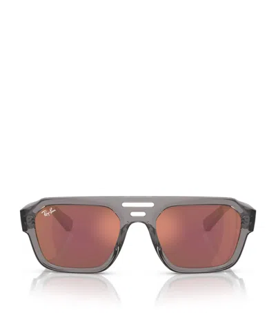 Ray Ban Acetate 0rb4397 Sunglasses In Brown