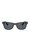 Ray Ban Acetate Wayfarer Sunglasses In Brown