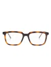 Ray Ban Alain Square-frame Glasses In Brown